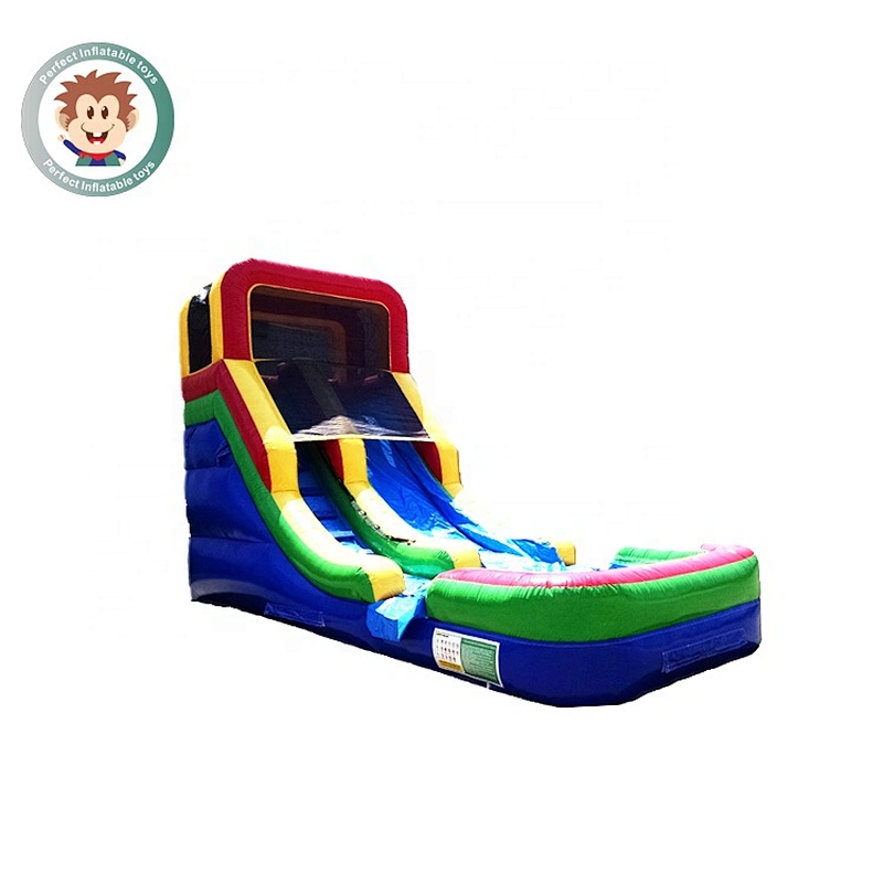 Perfect Inflatable Toys Manufacturer Outdoor 0.55mm PVC Commerical Inflatable Pool Slide