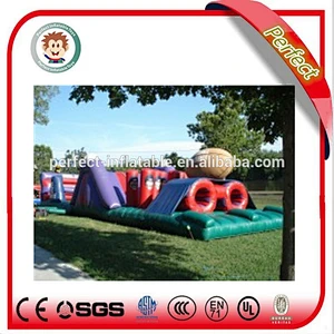 Latest craze kids obstacle course equipment, inflatable obstacle course