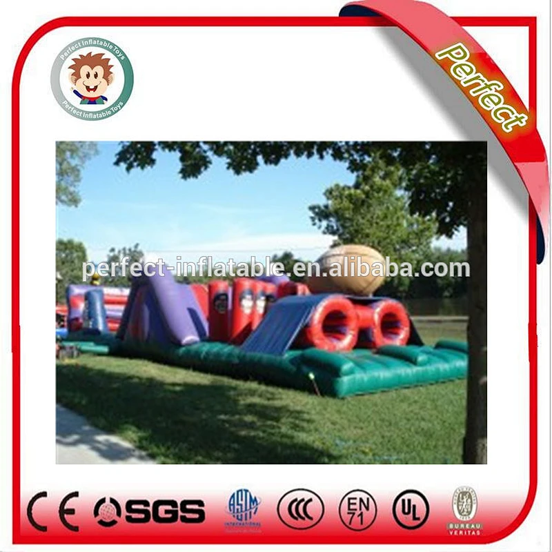 Latest craze kids obstacle course equipment, inflatable obstacle course