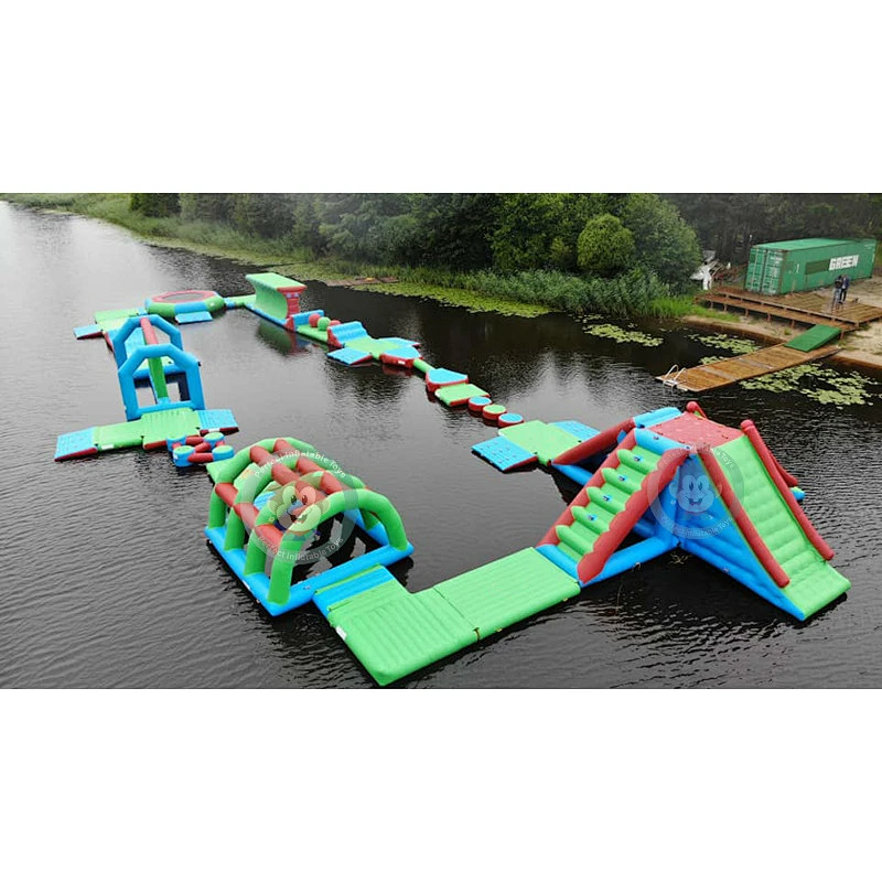 Perfect Toys Outdoor Swimming Pool Inflatable Water Games Park Inflatable Water Floating Playground
