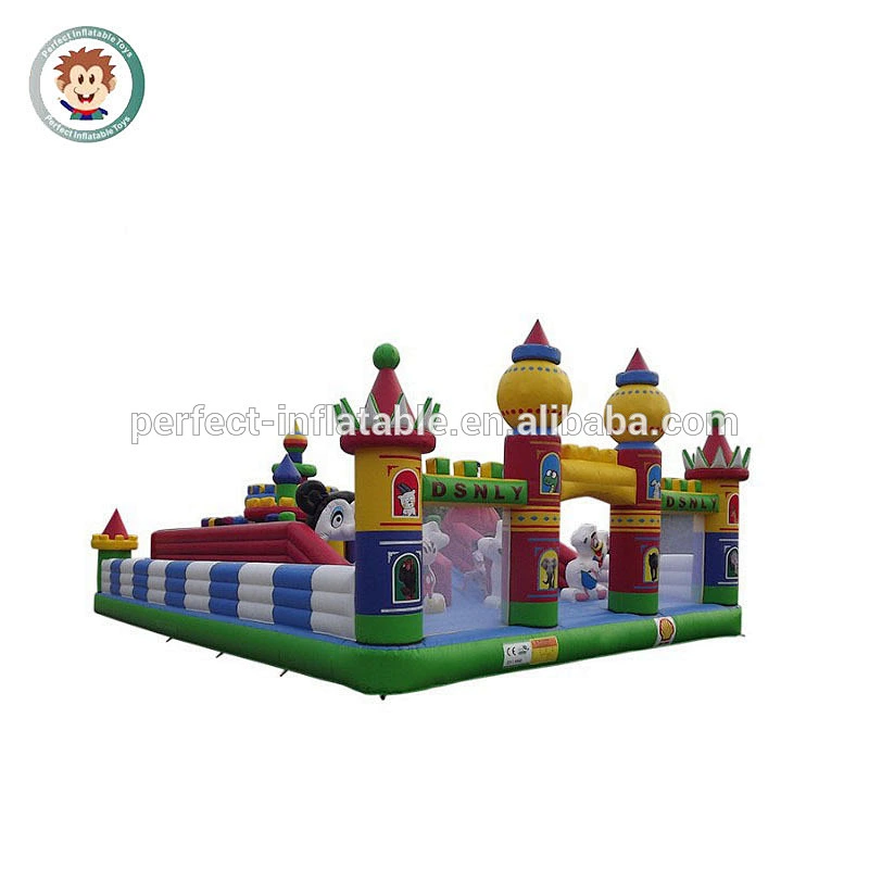 Outdoor inflatable jumping slides bouncy castle price for sale