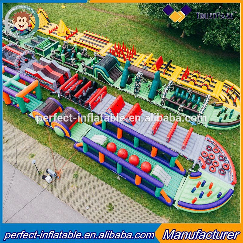 Adult inflatable 5k inflatable obstacle course for sale