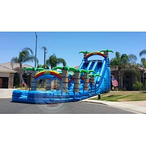 Factory Direct Summer Water Games Elasticity Plastic Water Slide For Kids Use