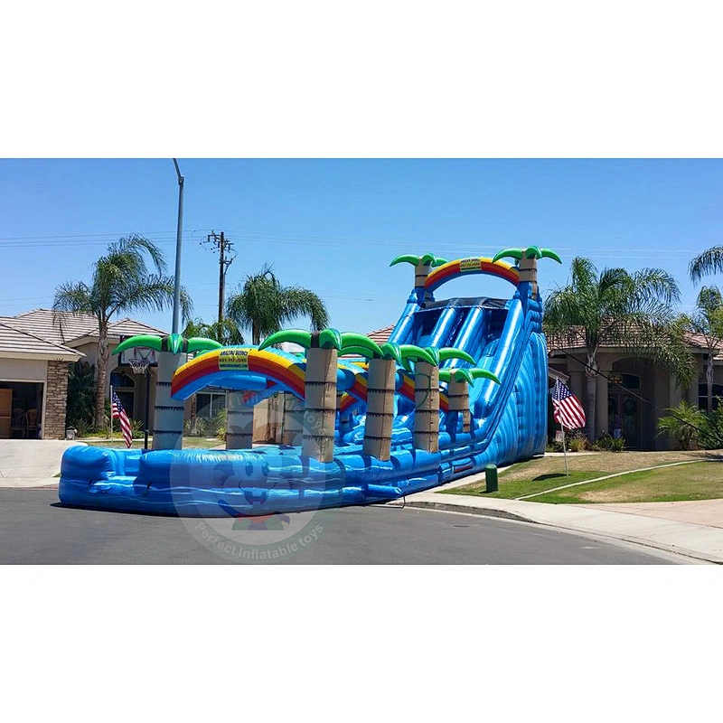 Factory Direct Summer Water Games Elasticity Plastic Water Slide For Kids Use