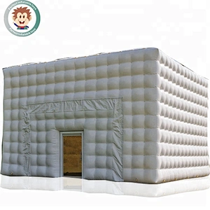 0.55mm PVC tarpaulin outdoor tents with inflatable floor tent