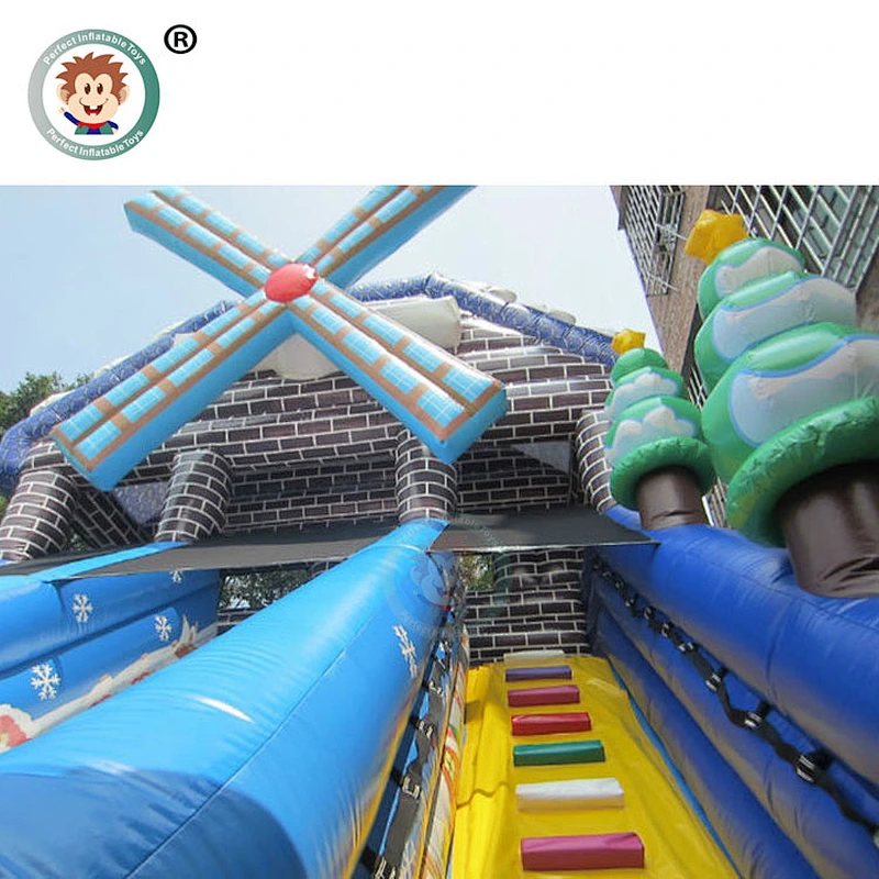 Professional supplier Commerical 0.55mm PVC 6 Meters High Kids Inflatable Slide For Sale