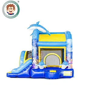 Perfect Inflatable Toys Popular Dolphin Kids Bouncer Castle Inflatable For Sale