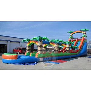 Factory Direct Summer Water Games Elasticity Plastic Water Slide For Kids Use