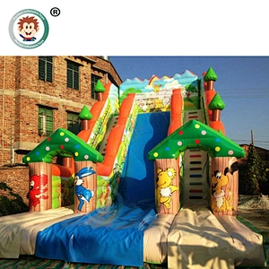 2019 New Design Kids Commerical 0.55mm PVC  Inflatable Slides For Sale