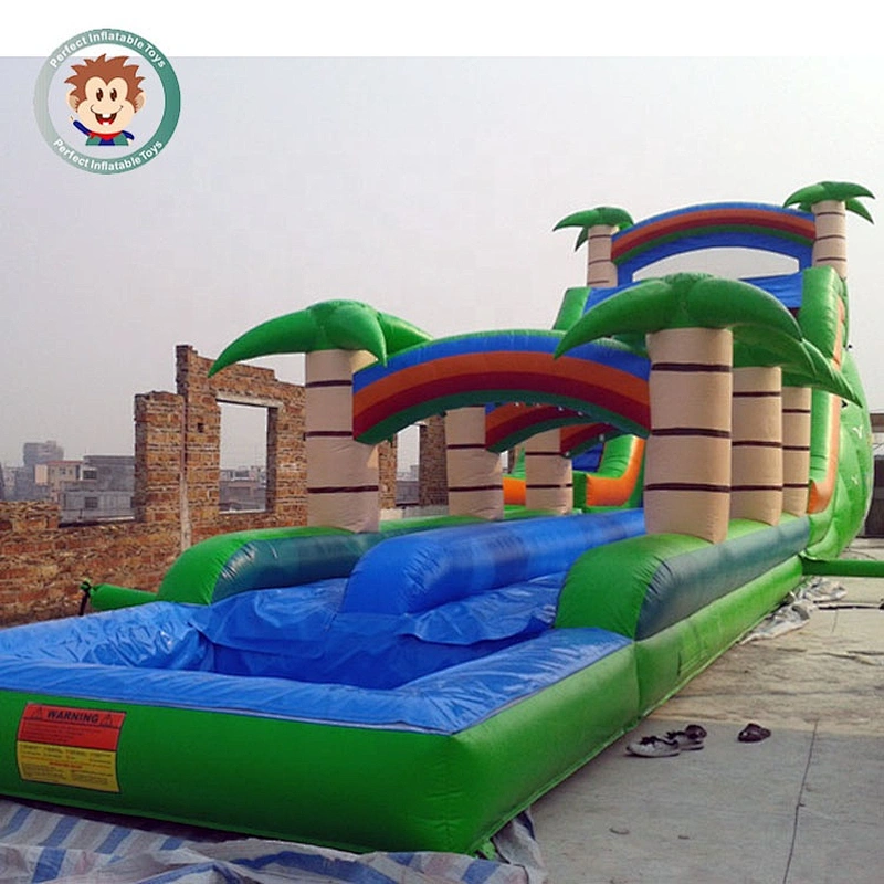 Perfect Inflatable Toys 0.55mm PVC Customized Outdoor Inflatable Slip And Slide Pool For Sale