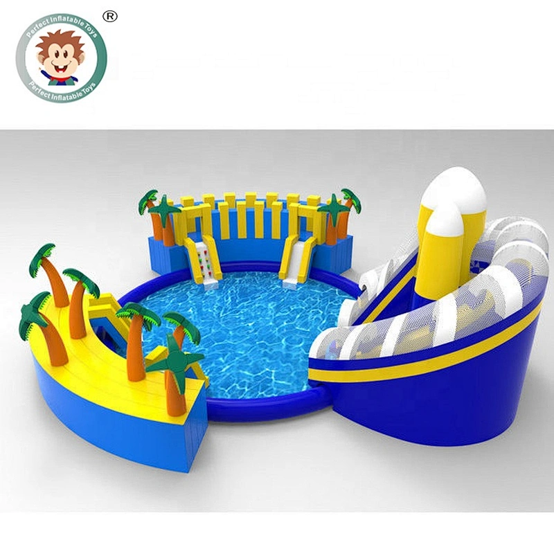 Perfect Inflatable Toys Cheap Price Amazing Amusement Park Used Inflatable Water Slide For Sale