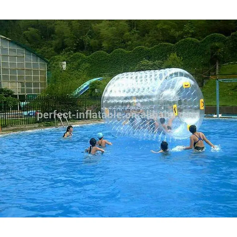Guangzhou Factory direct make Inflatable water roller, inflatable water zorb ball for sale
