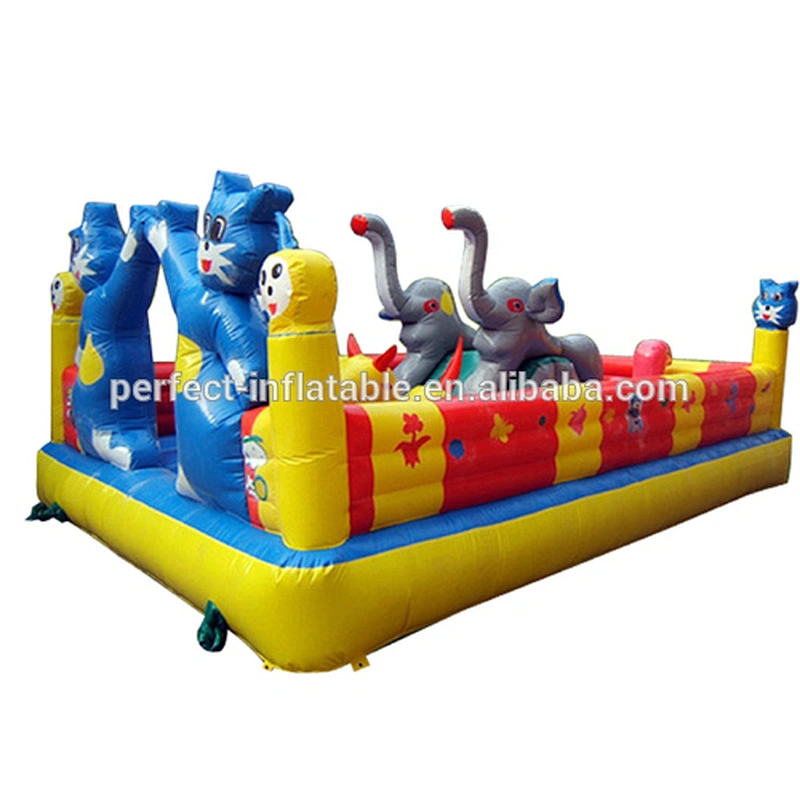 Good quality 0.55PVC inflatable castle for kids, inflatable outdoor playground