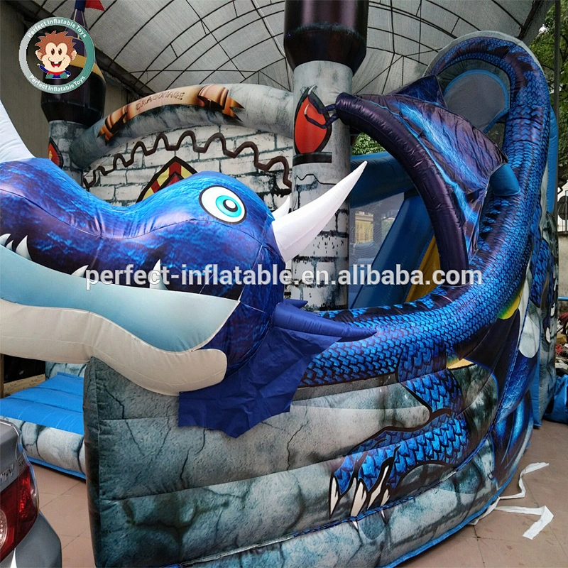 Hot sale inflatable Ajatar slide inflatable dragon quest bounce slide for commercial