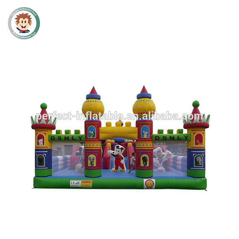 Outdoor inflatable jumping slides bouncy castle price for sale