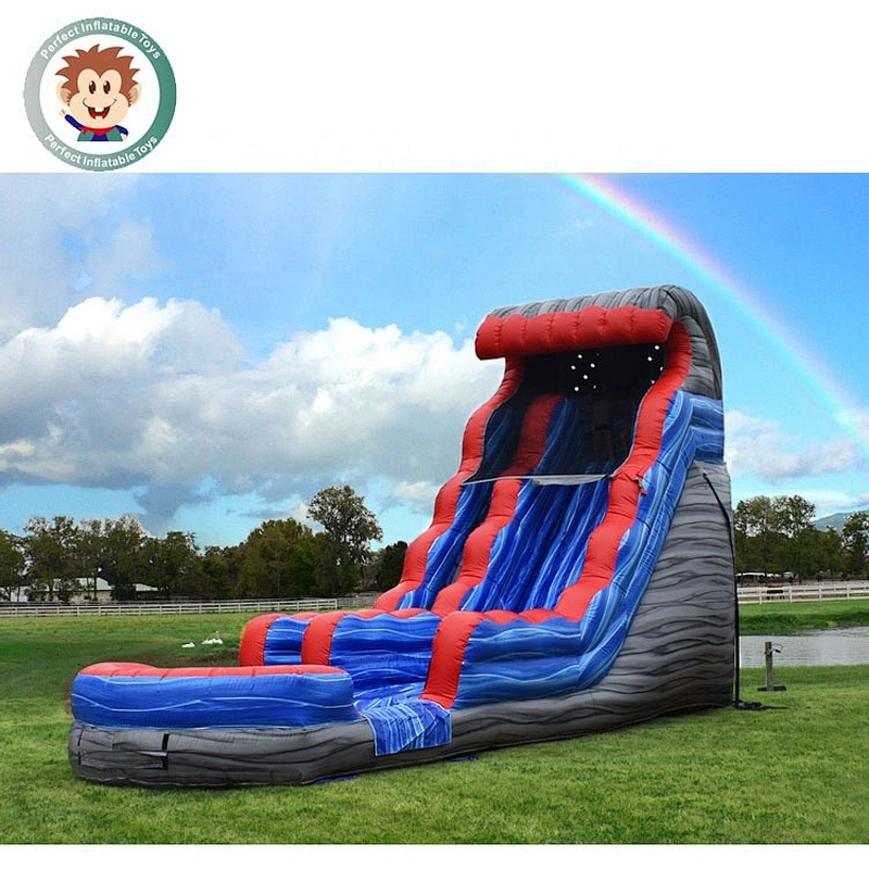 Perfect Inflatable Toys Commercial Outdoor Inflatable Playground Slide With Pool For Adults