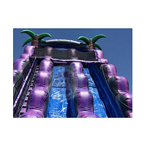 Water Playground Toys Equipment Inflatable Pool Water Fiberglass Slide For Kids Use