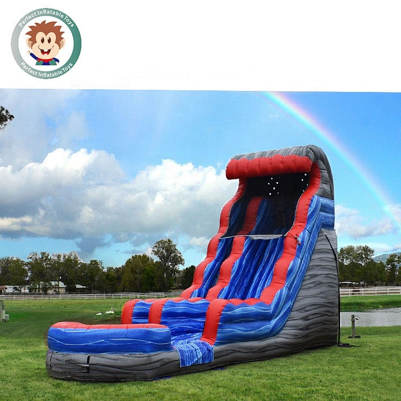 Perfect Inflatable Toys Commercial Outdoor Inflatable Playground Slide With Pool For Adults