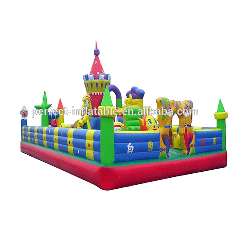 Best material kids inflatable amusement park inflatable castle playground