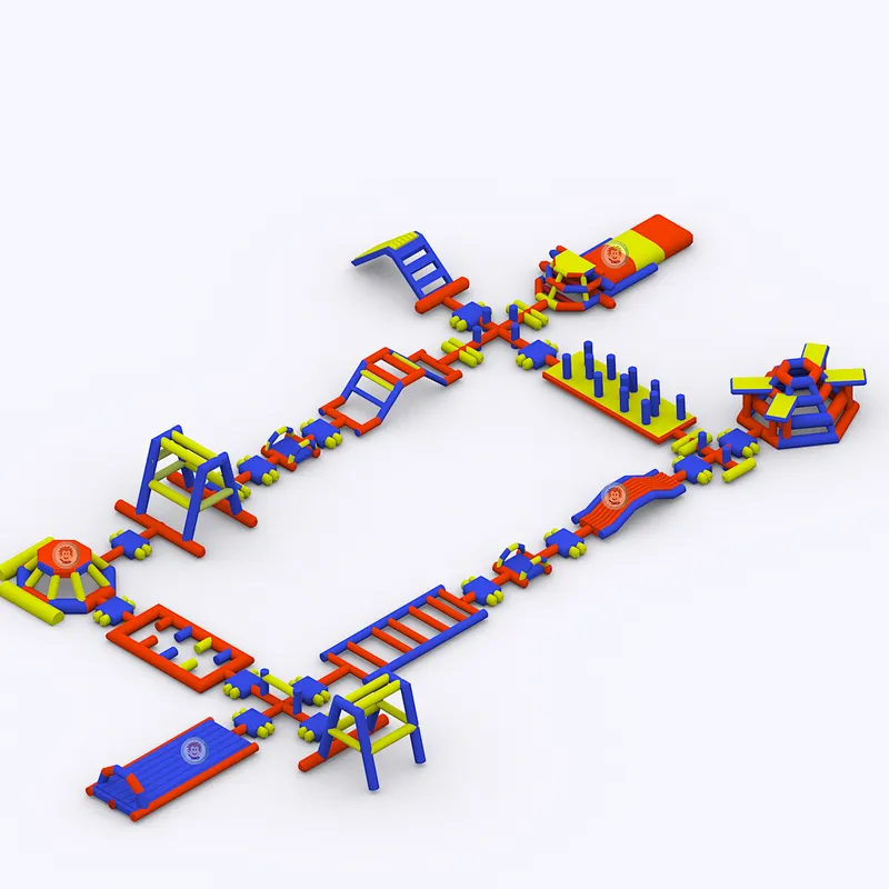Commercial giant amusement  inflatable floating water park for sale
