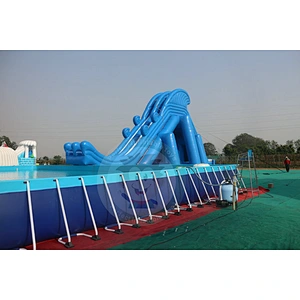 Hot Sale Durable  Inflatable Water Slide Swimming Pool With Cheap Price
