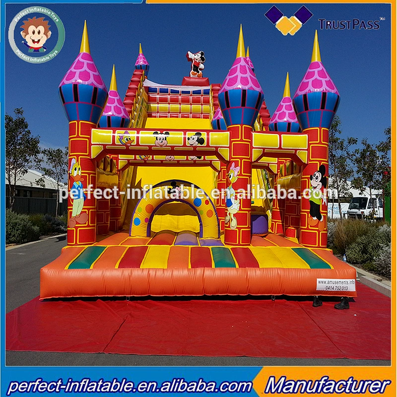 Commercial inflatable bounce castle inflatable jumping house inflatable slide