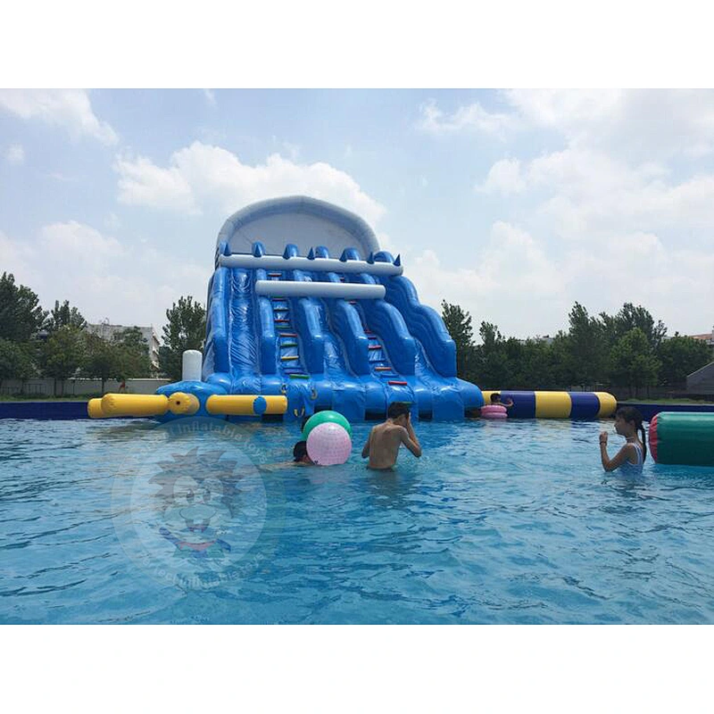 Customized High Quality Water Park Equipment Inflatable Water Slides For Sale