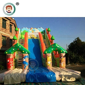 2019 New Design Kids Commerical 0.55mm PVC  Inflatable Slides For Sale