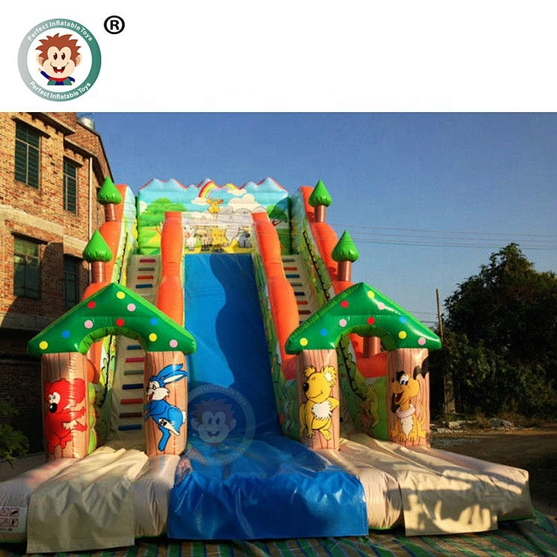 2019 New Design Kids Commerical 0.55mm PVC  Inflatable Slides For Sale