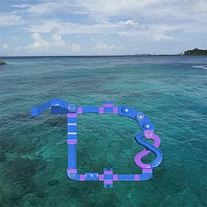 2018 Perfect Wholesale 0.9mm PVC Tarpaulin Outdoor Excited Floating Aqua Park Giant Inflatable Water Park