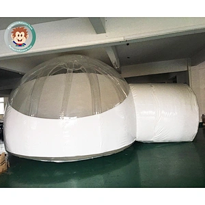 outdoor giant inflatable igloo clear bubble party tent beach bubble house for sale