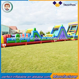 Adult Giant Boot Camp The Beast Adults Paintball 5k Pool Floating Water Inflatable Obstacle Course for sale