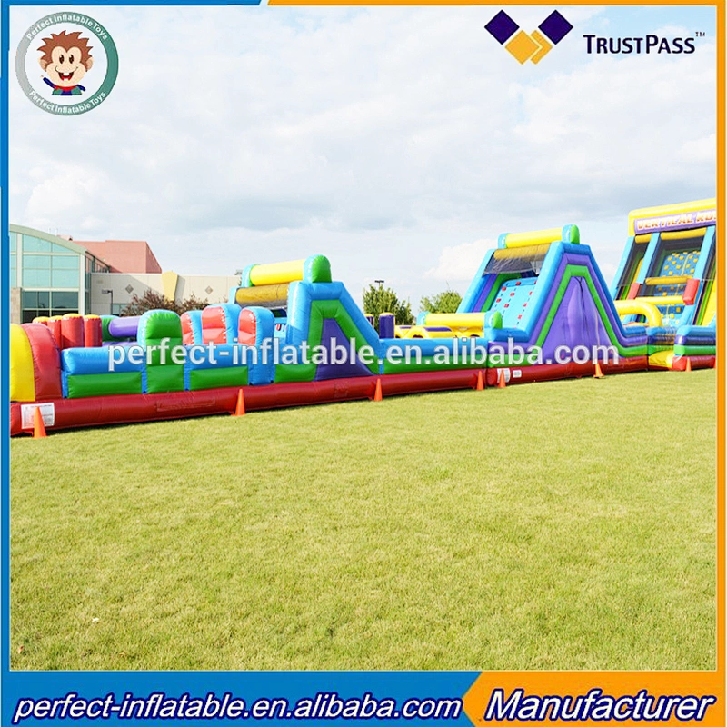 Adult Giant Boot Camp The Beast Adults Paintball 5k Pool Floating Water Inflatable Obstacle Course for sale