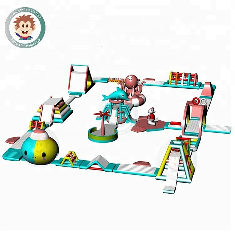 Perfect Inflatable Toys Commercial Customized Colorful Amazing Inflatable Water Park Floating