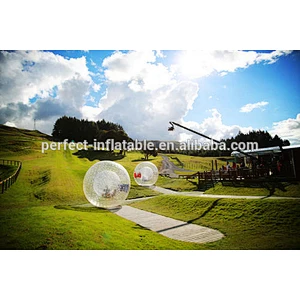 Interesting recreation land zorb ball lawn inflatable zorb ball for sale