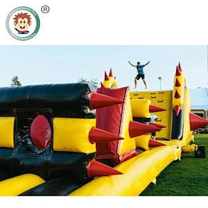 China Commercial Insane 5K The Beast Adult Wipeout Inflatable Obstacle Course For Sale
