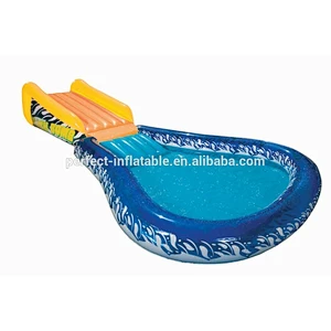 Giant dragon and shark water park adult size inflatable pool floating inflatable boat swimming pool