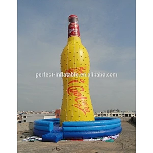 Huge and fun play mobile climbing wall on sale inflatable sports games equipment adult climbing wall