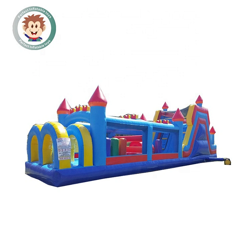 Perfect Inflatable Toys Kids Outdoor Commercial 5k Inflatable Wipeout Obstacle Course