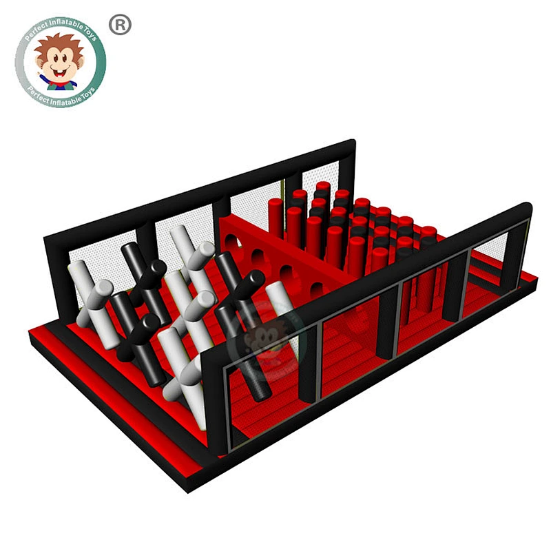 China Supplier Insane 5K The Beast Giant Inflatable Obstacle Course Equipment For Adults