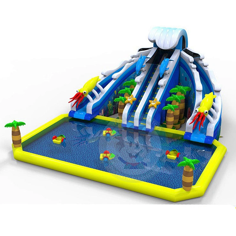 Proper Price Kindergarten water  slide inflatable  pool for sale