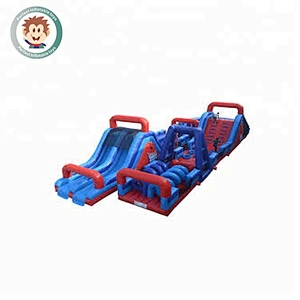 Perfect Inflatable Toys Outdoor Commercial Kids Inflatable 5K Obstacle Course Jumping Castle