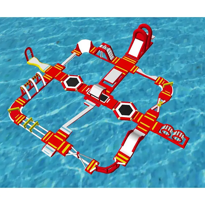 Perfect Inflatable Toys Customized Adults Water Obstacle Course Floating Inflatable Aqua Park For Sale