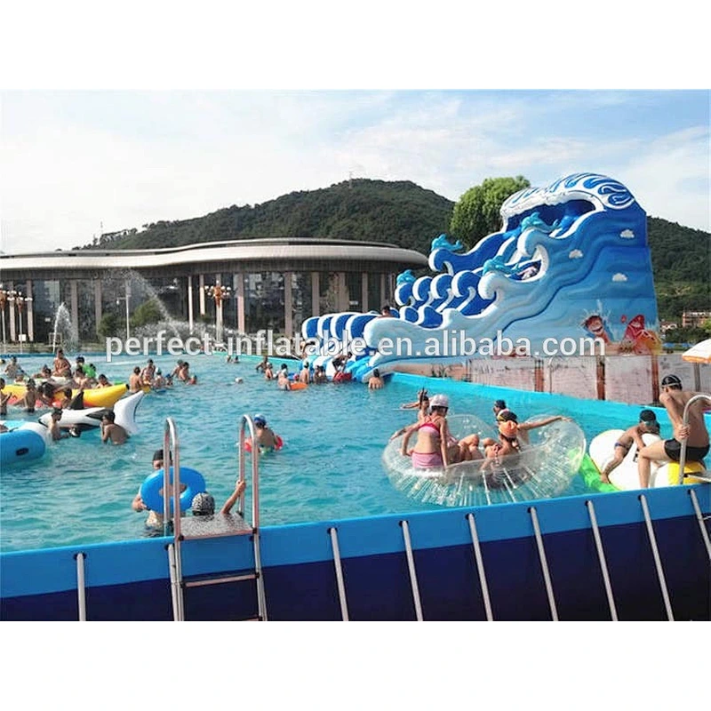 wave Inflatable water slides for adult inflatable water park