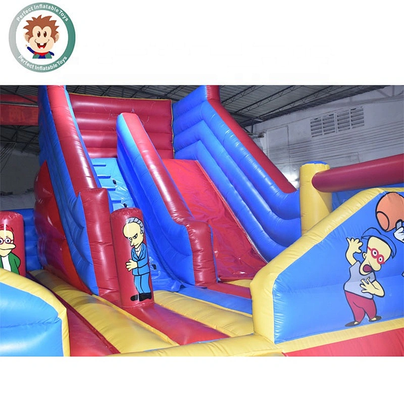 Perfect Inflatable Toys Commercial Big Popular Fun City Inflatable Castle 10X8 m