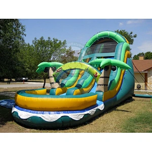 Factory Price Plastic Outdoor Giant Inflatable Water Slide For Sale