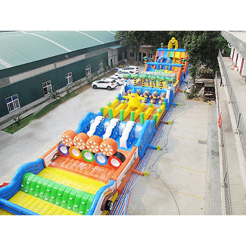 bounce house obstacle course outdoor kids obstacle course equipment inflatable obstacle course for sale