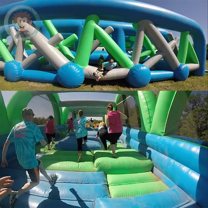 Adult Interactive Boot Camp Inflatable Paintball 5k Obstacle Course For Sale Inflatable Sports Games