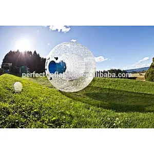 Funny crazy colorful inflatable led light zorb ball for the show and performance inflatable zorb ball