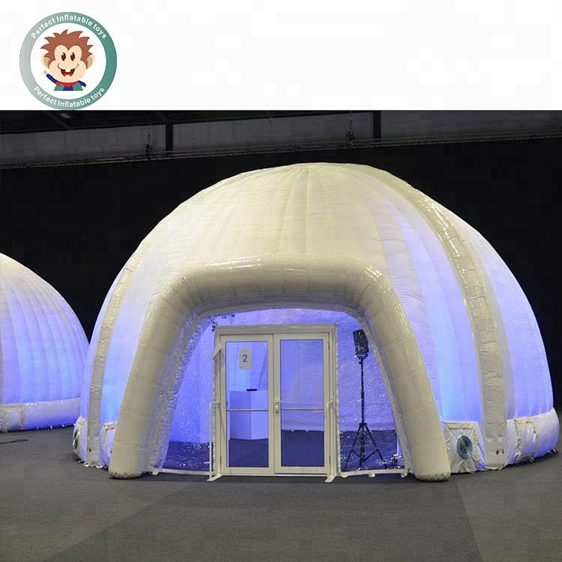 Professional manufacturer inflatable tent with rooms inflatable tent with led light